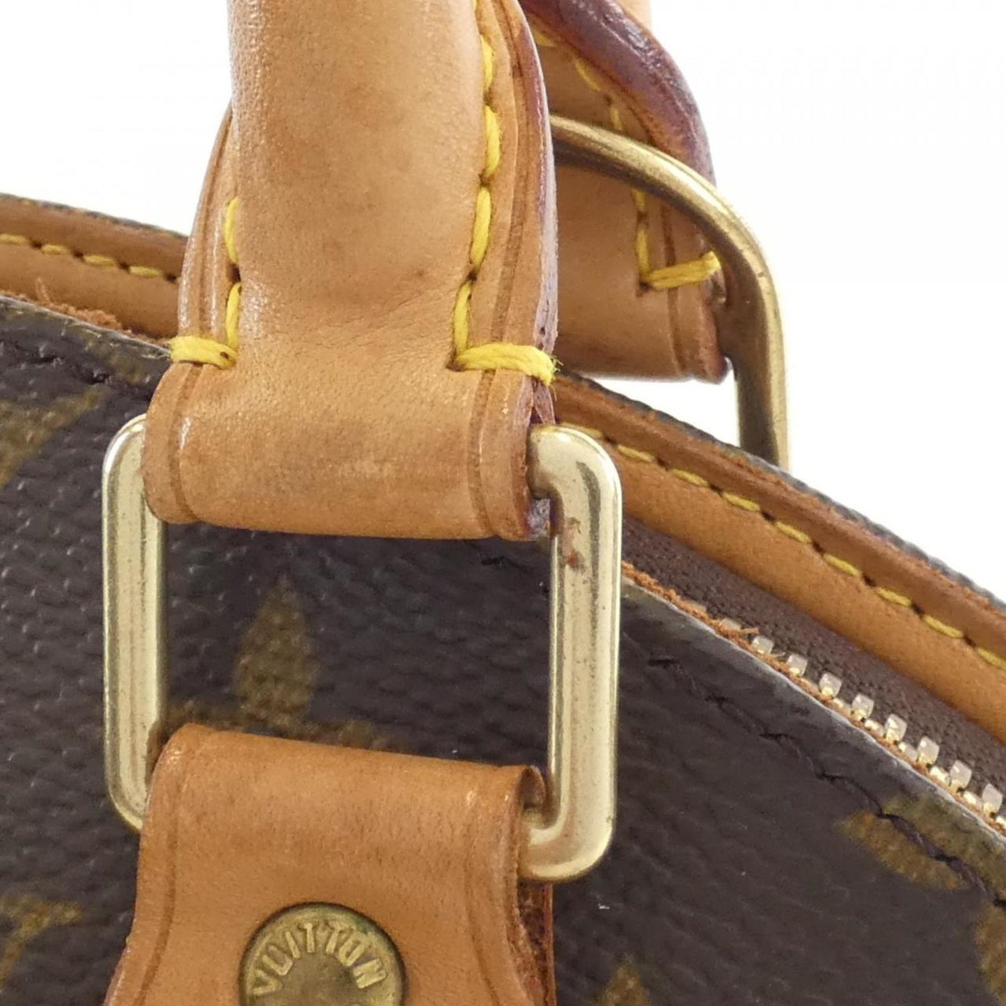 Louis Vuitton Ellipse, Brown, Canvas, handbag