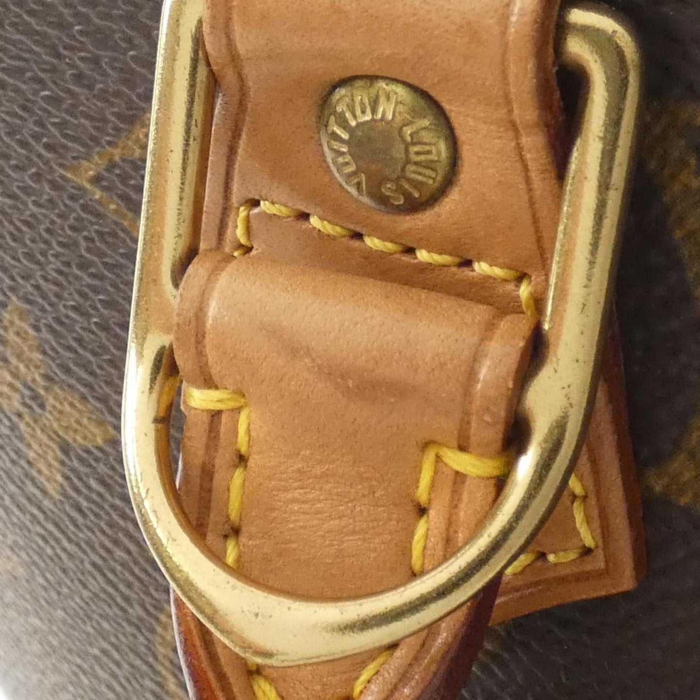 Louis Vuitton Ellipse, Brown, Canvas, handbag