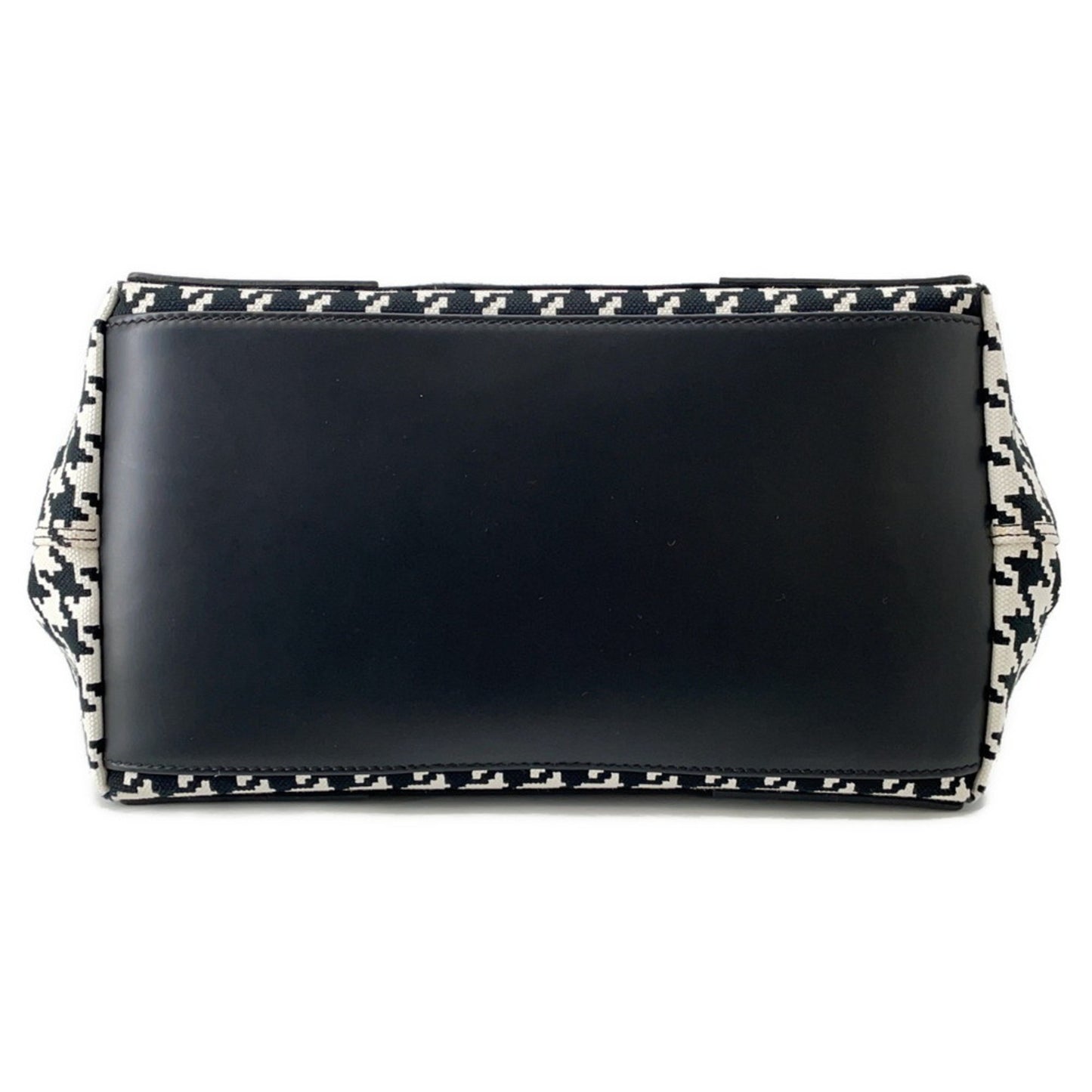 Balenciaga Navy Cabas, Black, "CANVAS, LEATHER", handbag