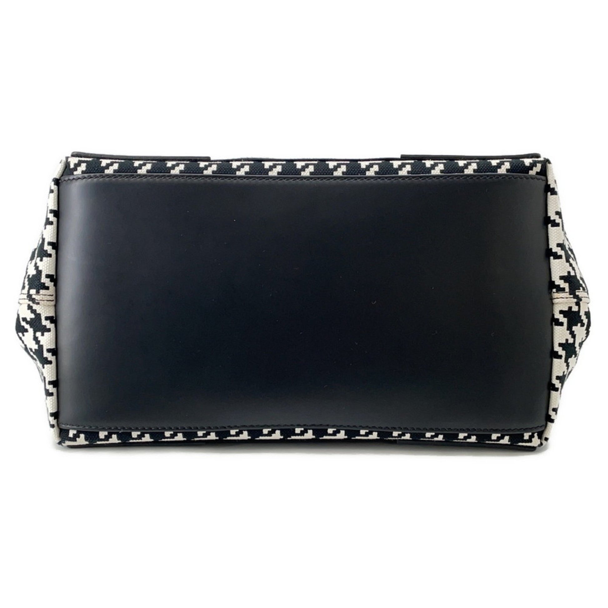 Balenciaga Navy Cabas, Black, "CANVAS, LEATHER", handbag