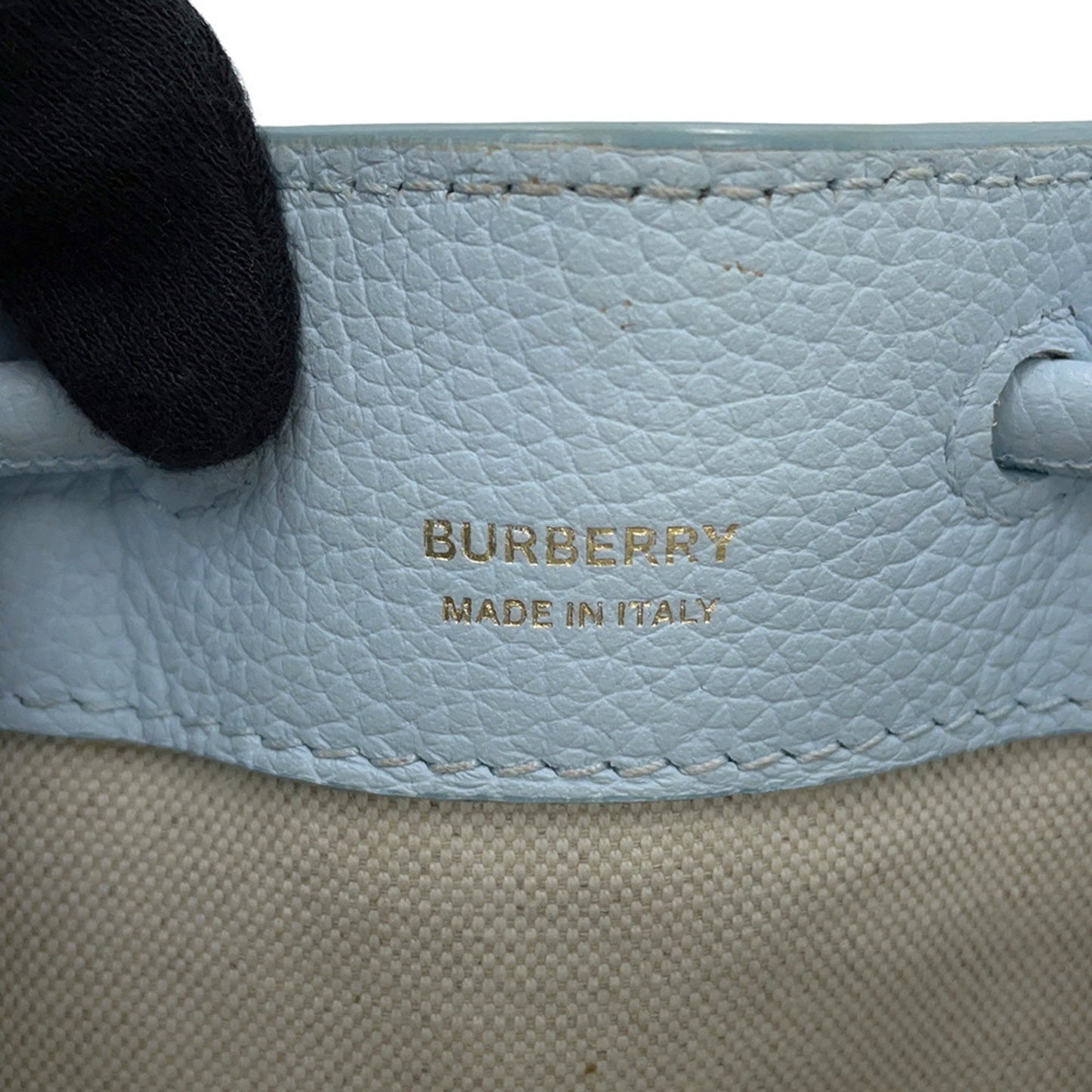 Burberry TB, Blue, Leather, shoulder