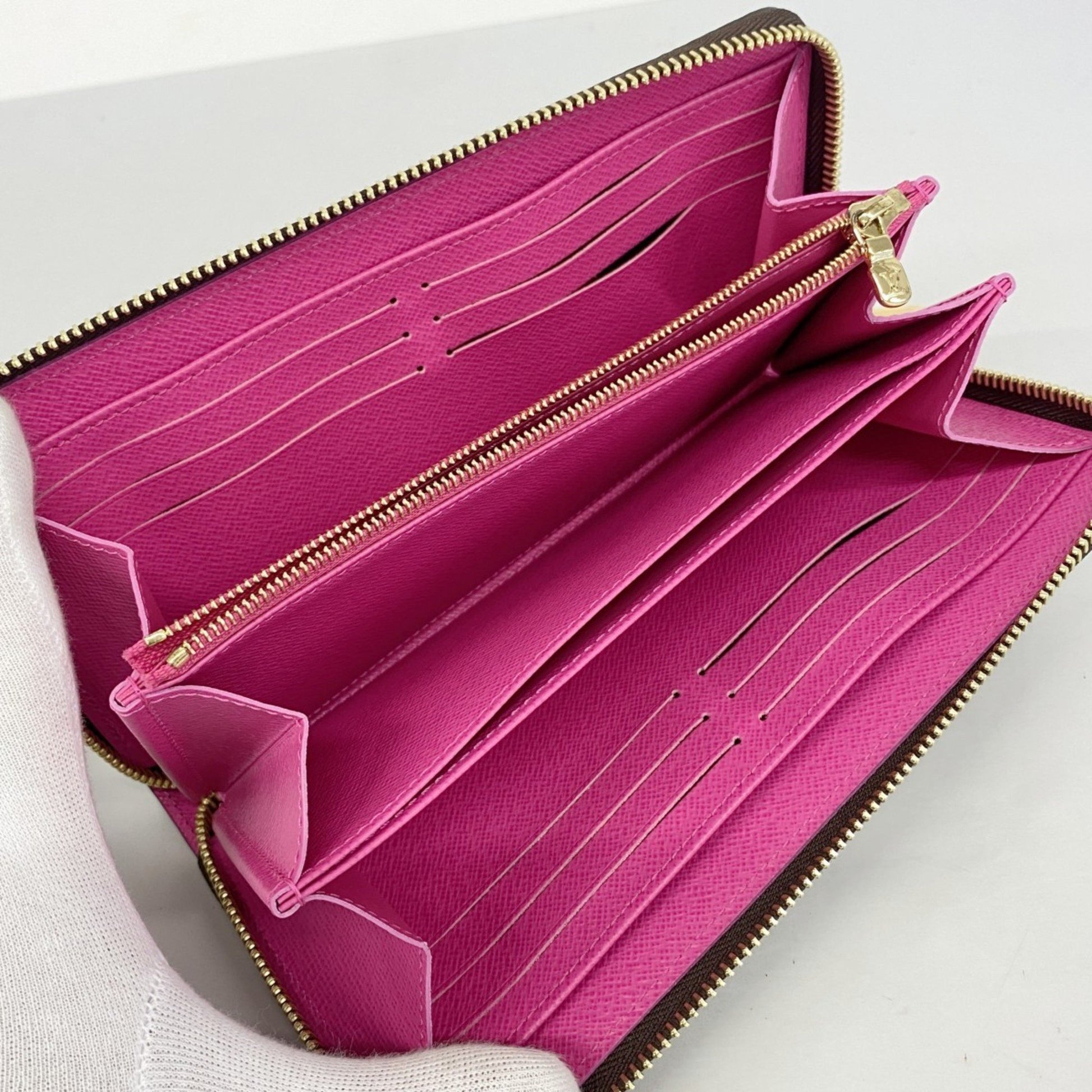 Louis Vuitton Zippy wallet, Brown, Canvas, wallet