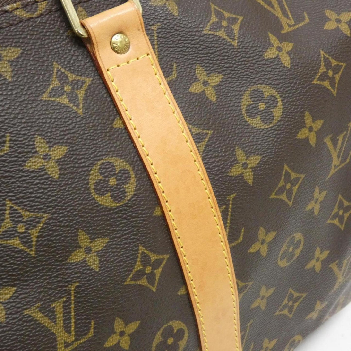 Louis Vuitton Keepall 55, Brown, Canvas, travel
