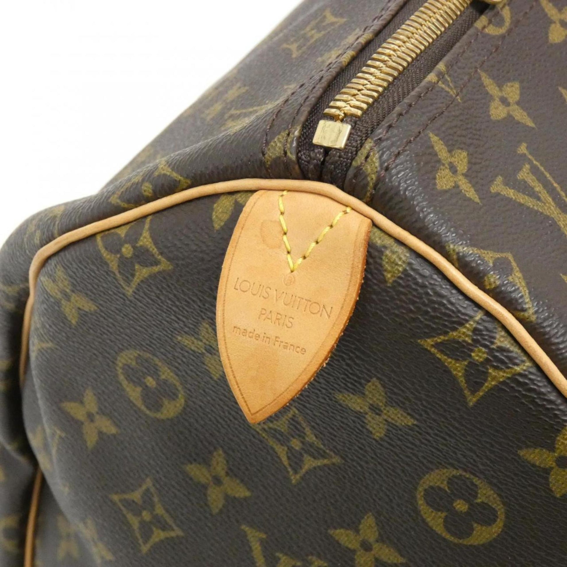 Louis Vuitton Keepall 55, Brown, Canvas, travel