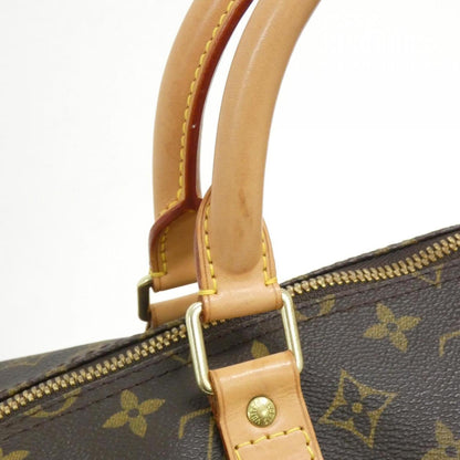 Louis Vuitton Keepall 55, Brown, Canvas, travel