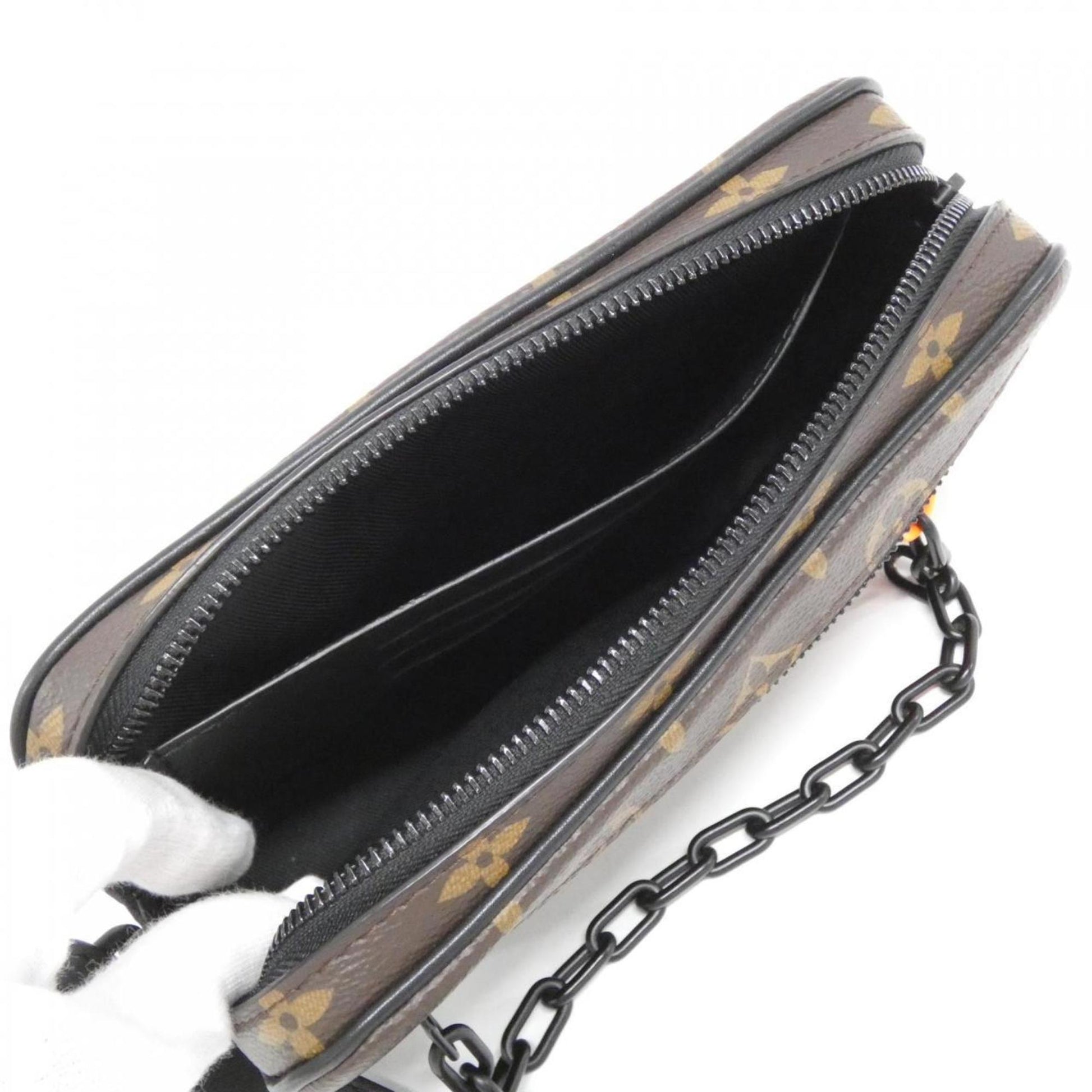 Louis Vuitton Solar, Brown, Canvas, clutch