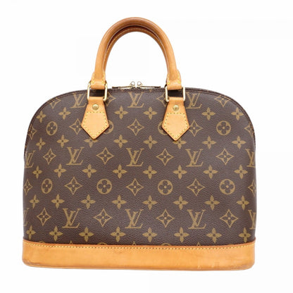 Louis Vuitton Alma, Brown, Canvas, handbag