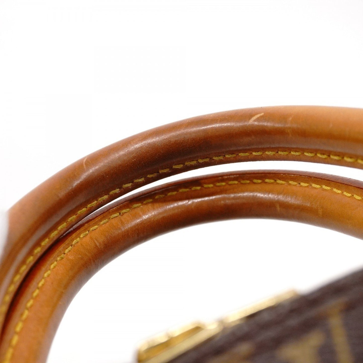 Louis Vuitton Alma, Brown, Canvas, handbag