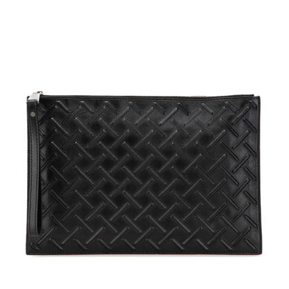 Bottega Veneta Veneta, Black, Leather, clutch