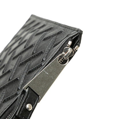 Bottega Veneta Veneta, Black, Leather, clutch