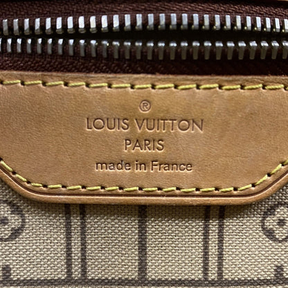 Louis Vuitton Neverfull MM, Brown, Canvas, tote