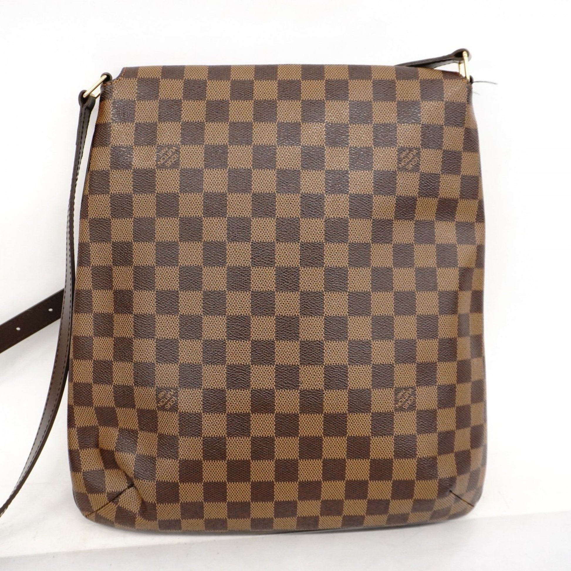 Louis Vuitton Musette, Brown, Canvas, shoulder