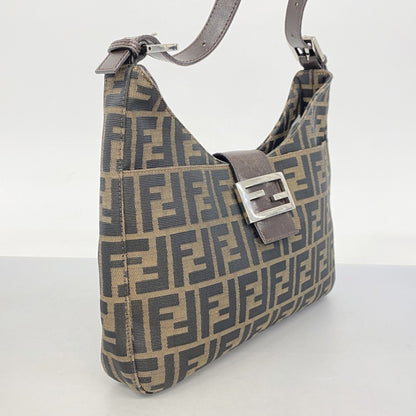 Fendi Zucca, Brown, Canvas, handbag