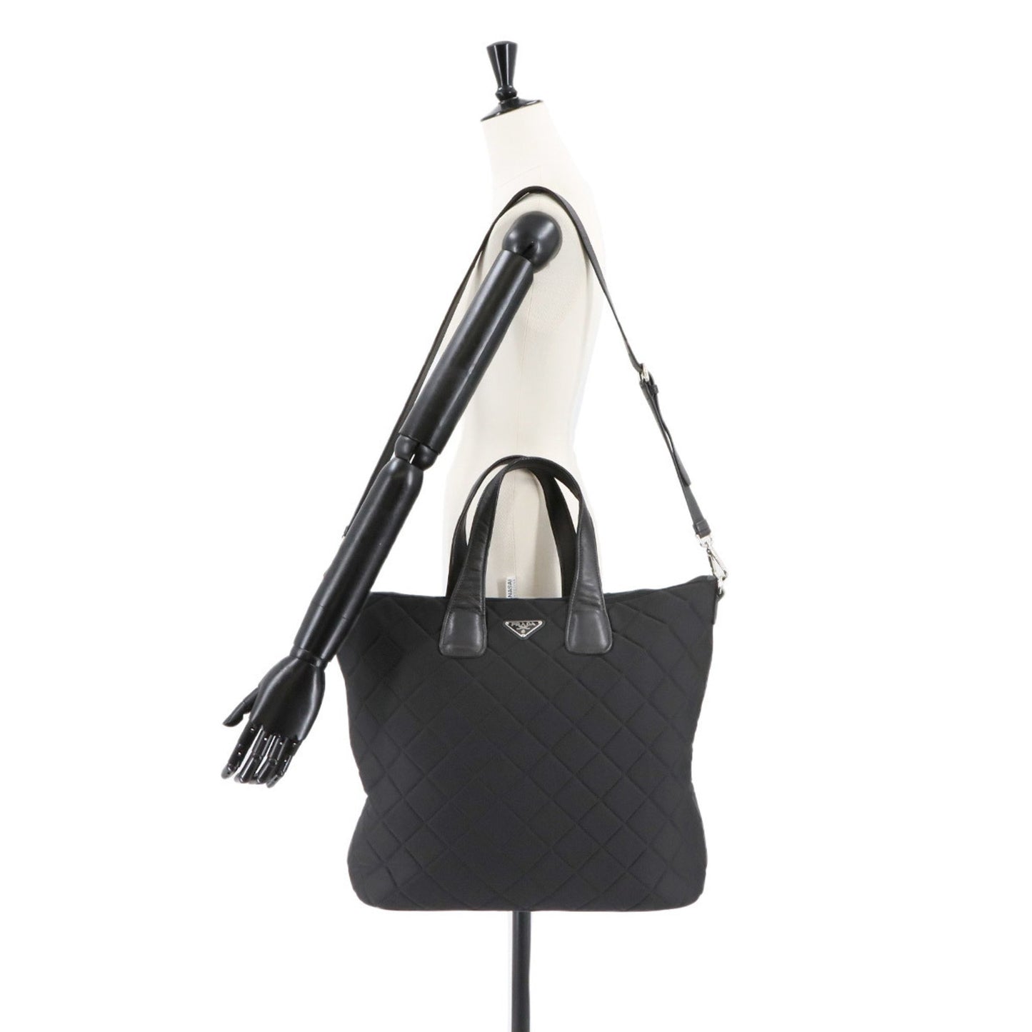 Prada Re-Nylon, Black, NYLON, tote