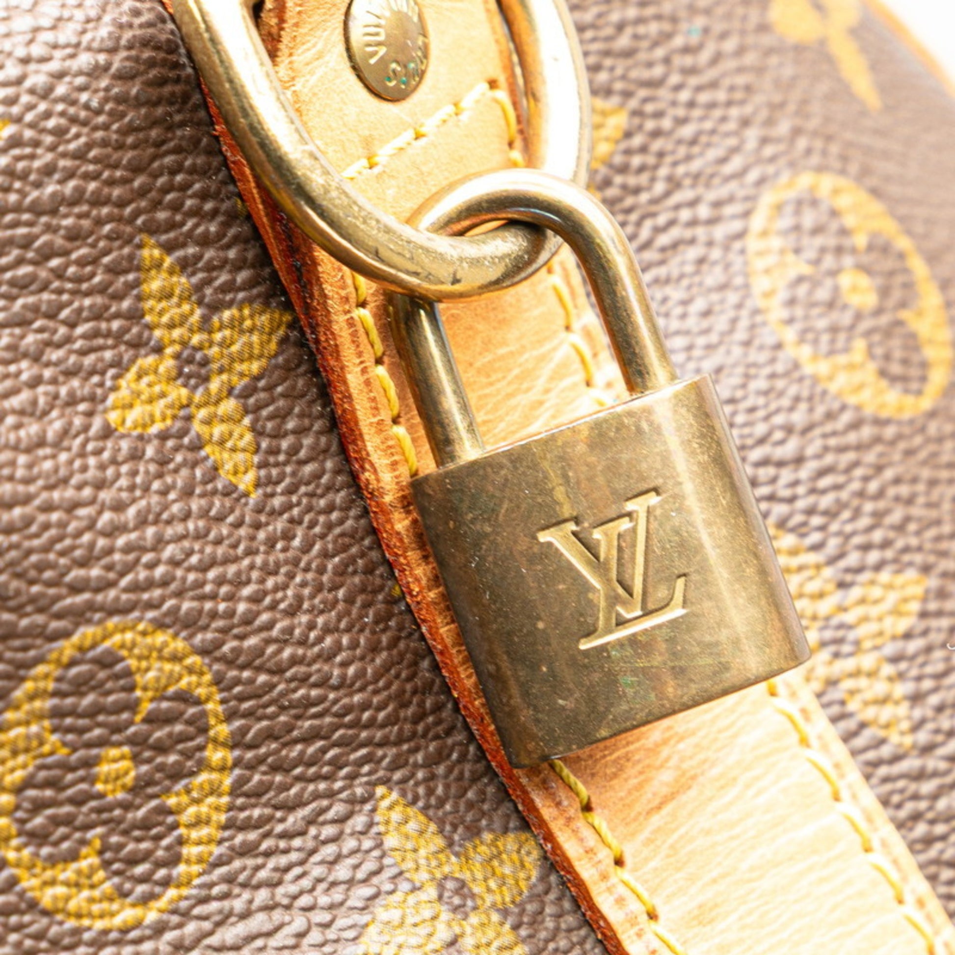 Louis Vuitton Keepall Bandouliere 55, Brown, Canvas, travel