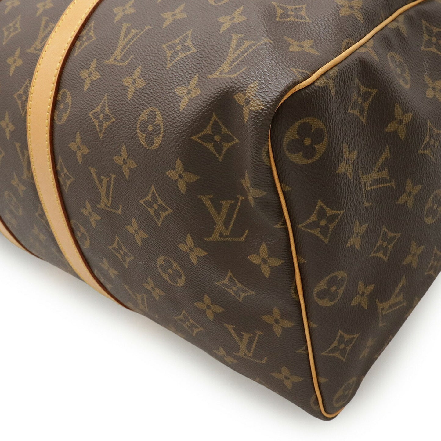 Louis Vuitton Keepall 45, Brown, Canvas, travel