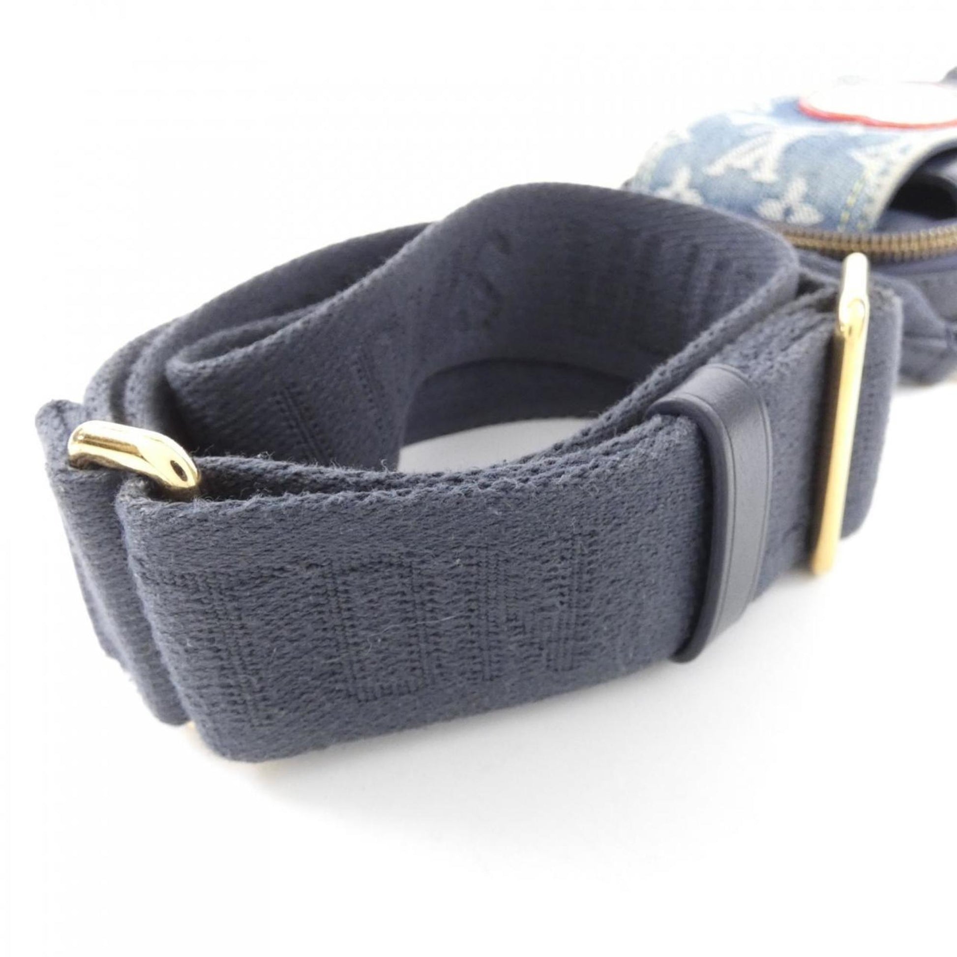 Louis Vuitton Iphone case, Navy, Leather, clutch