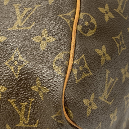Louis Vuitton Keepall 55, Brown, Canvas, travel