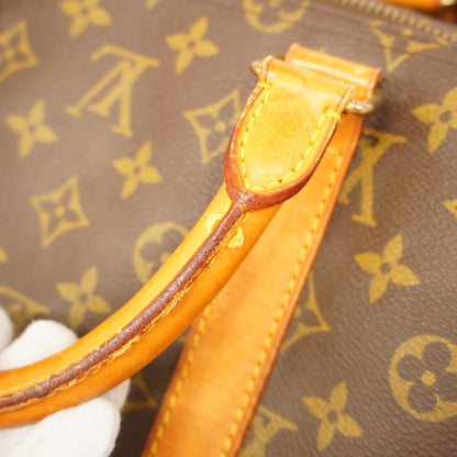 Louis Vuitton Keepall 55, Brown, Canvas, travel