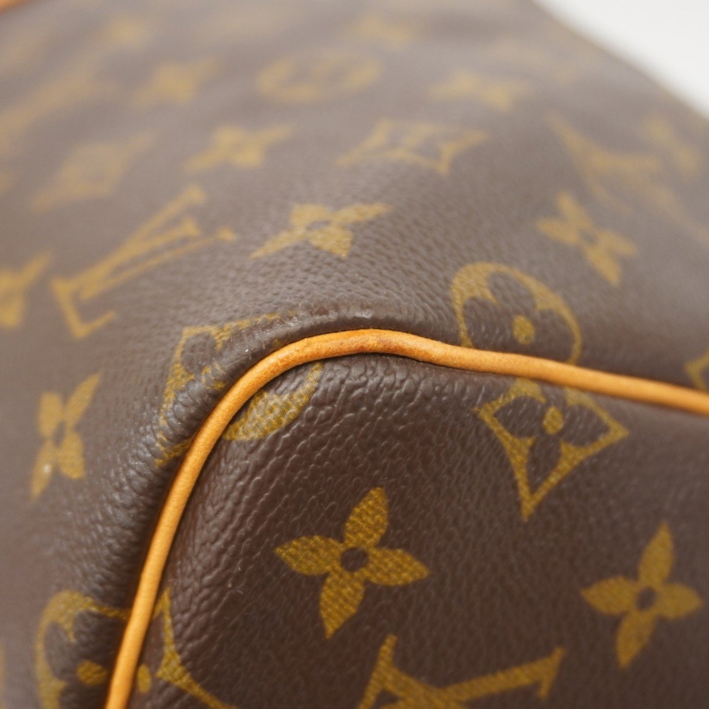 Louis Vuitton Keepall 55, Brown, Canvas, travel