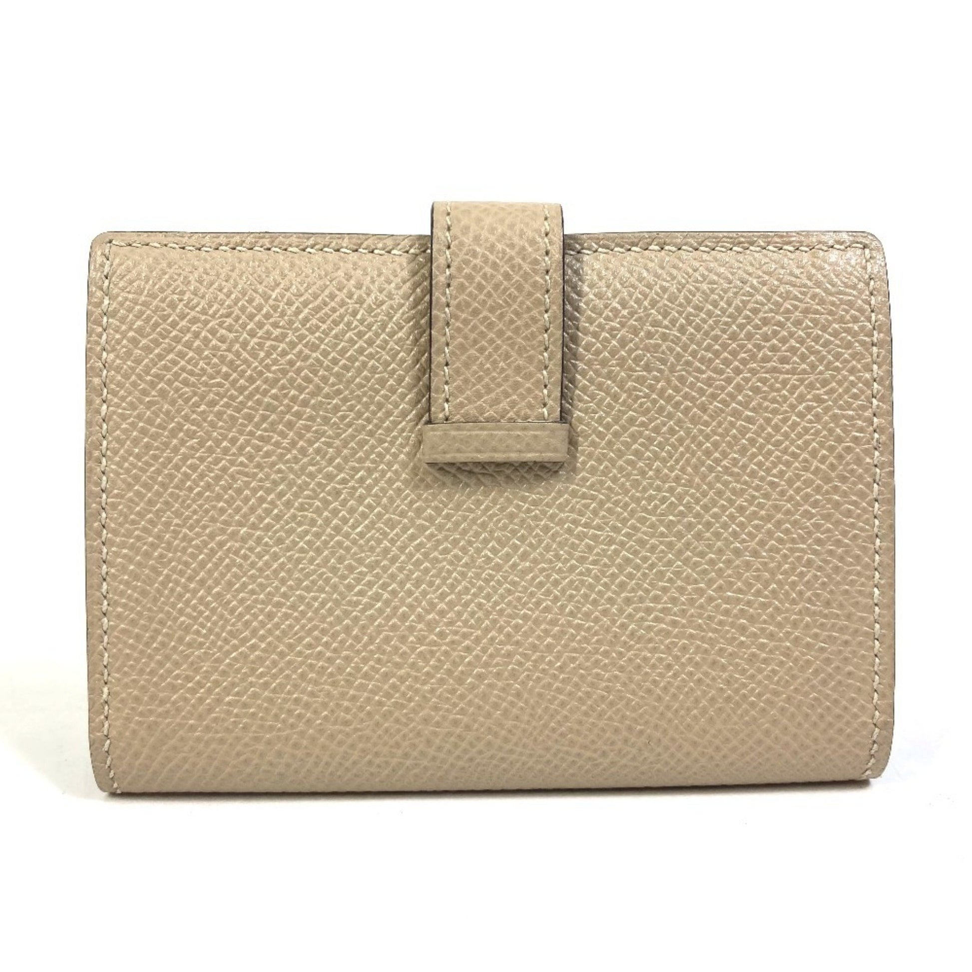 Hermès Béarn, Beige, Leather, wallet