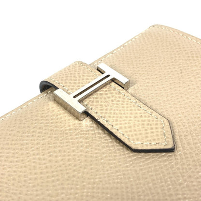 Hermès Béarn, Beige, Leather, wallet