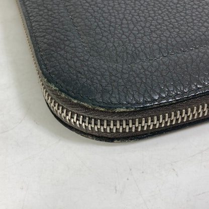 Hermès Pochette, Grey, Leather, clutch