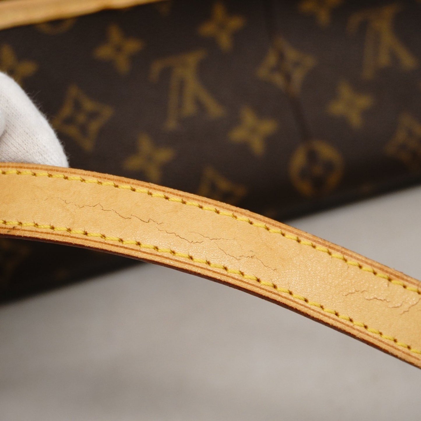 Louis Vuitton Popincourt, Brown, Canvas, shoulder