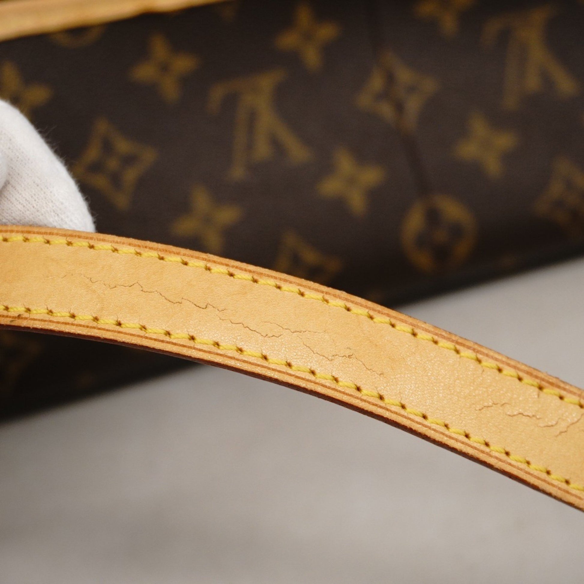 Louis Vuitton Popincourt, Brown, Canvas, shoulder