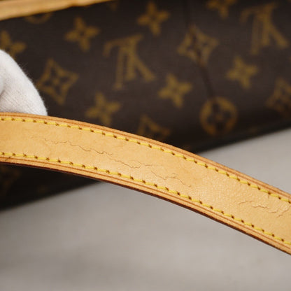 Louis Vuitton Popincourt, Brown, Canvas, shoulder