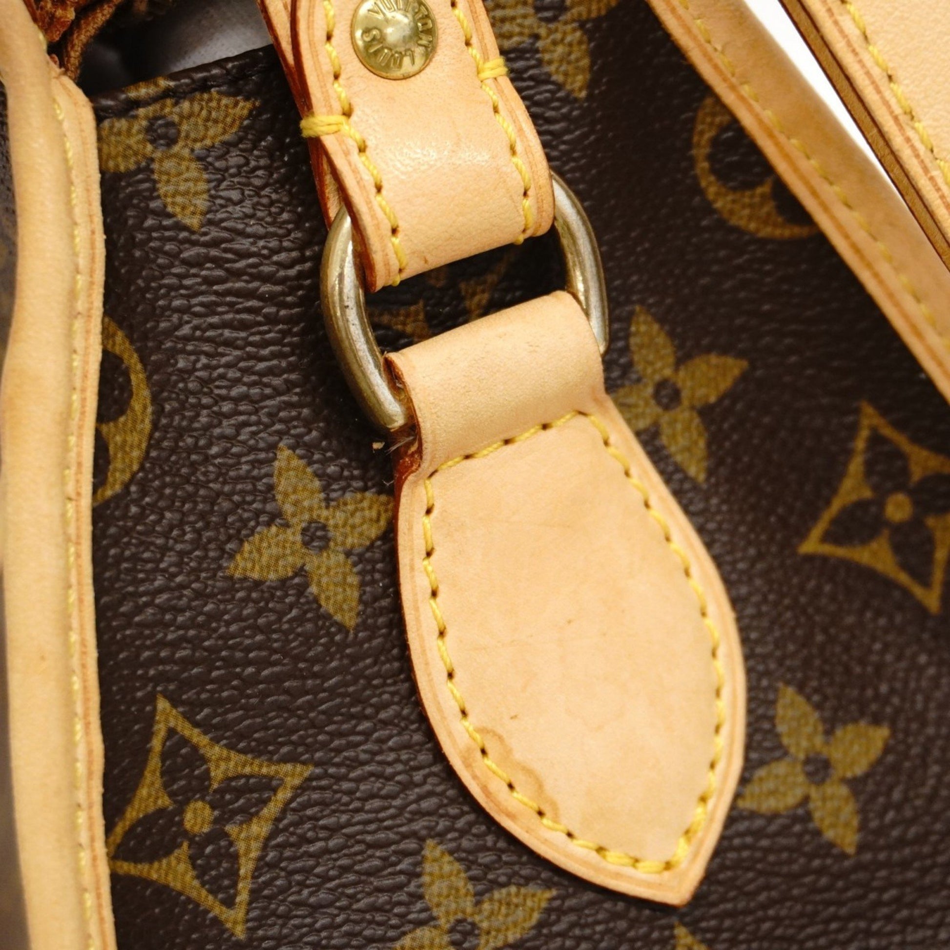 Louis Vuitton Popincourt, Brown, Canvas, shoulder