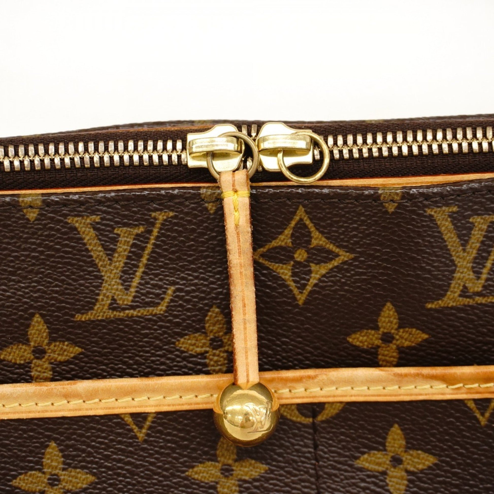 Louis Vuitton Popincourt, Brown, Canvas, shoulder