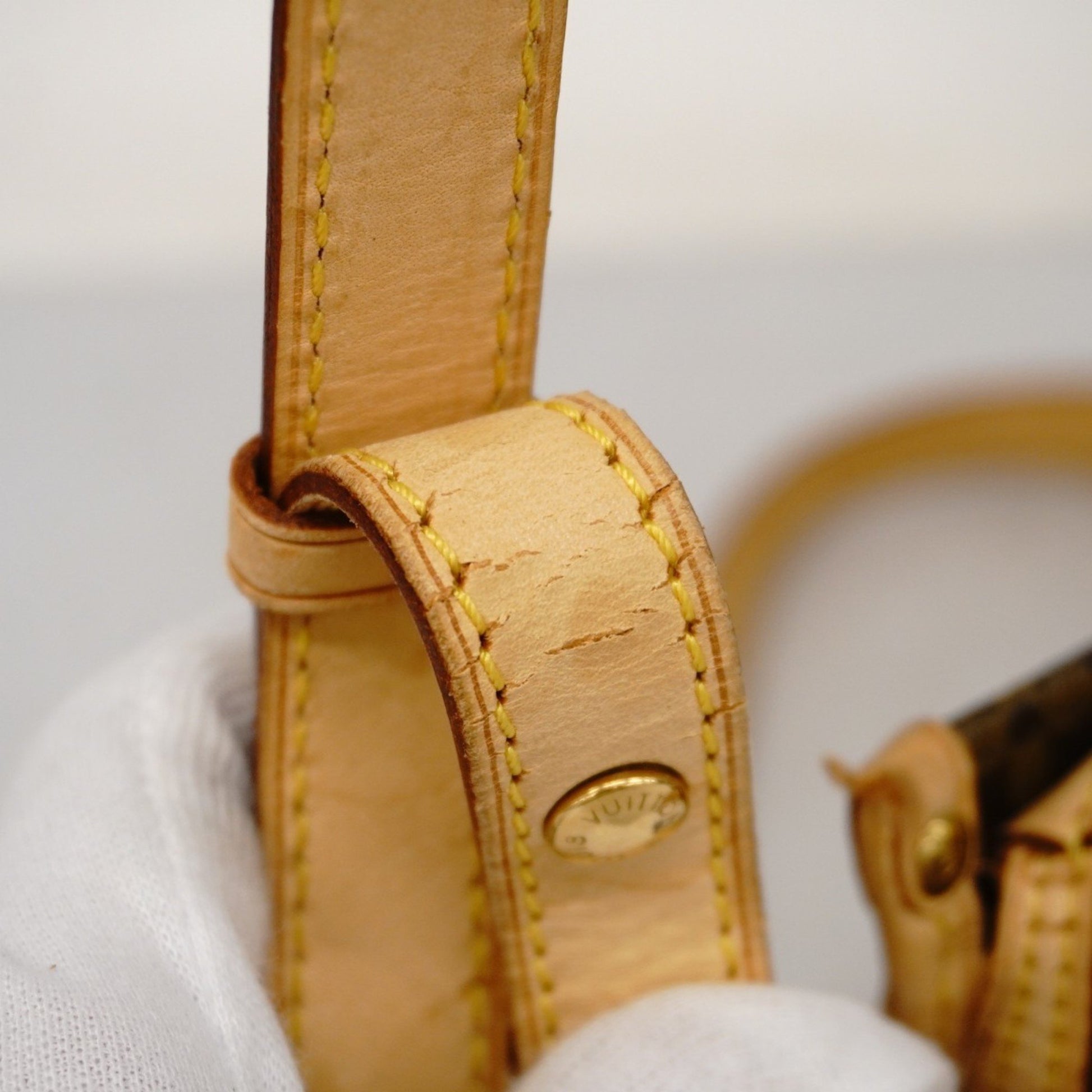 Louis Vuitton Popincourt, Brown, Canvas, shoulder
