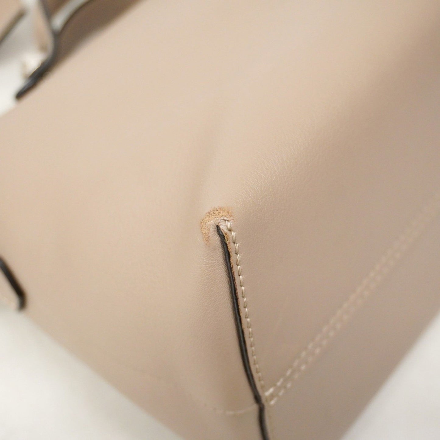 Fendi By The Way, Grey, Leather, handbag