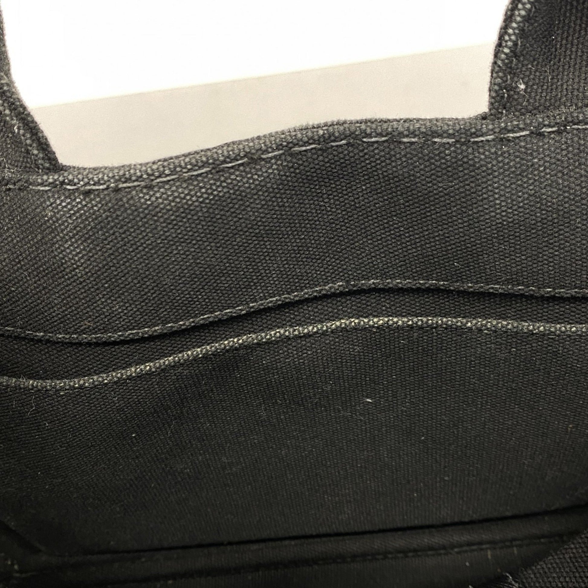 Prada Canapa, Black, Canvas, tote