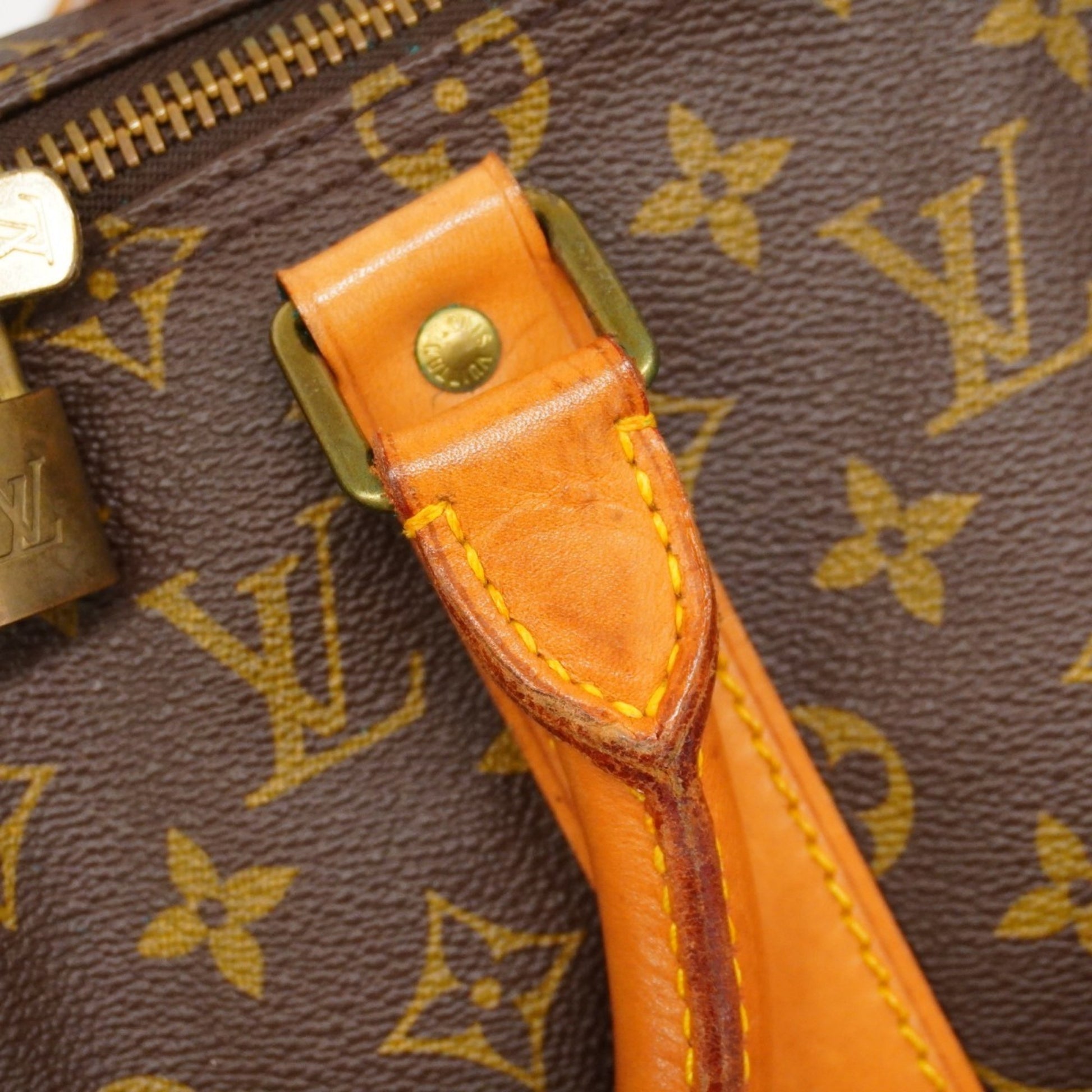 Louis Vuitton Keepall 50, Brown, Canvas, travel