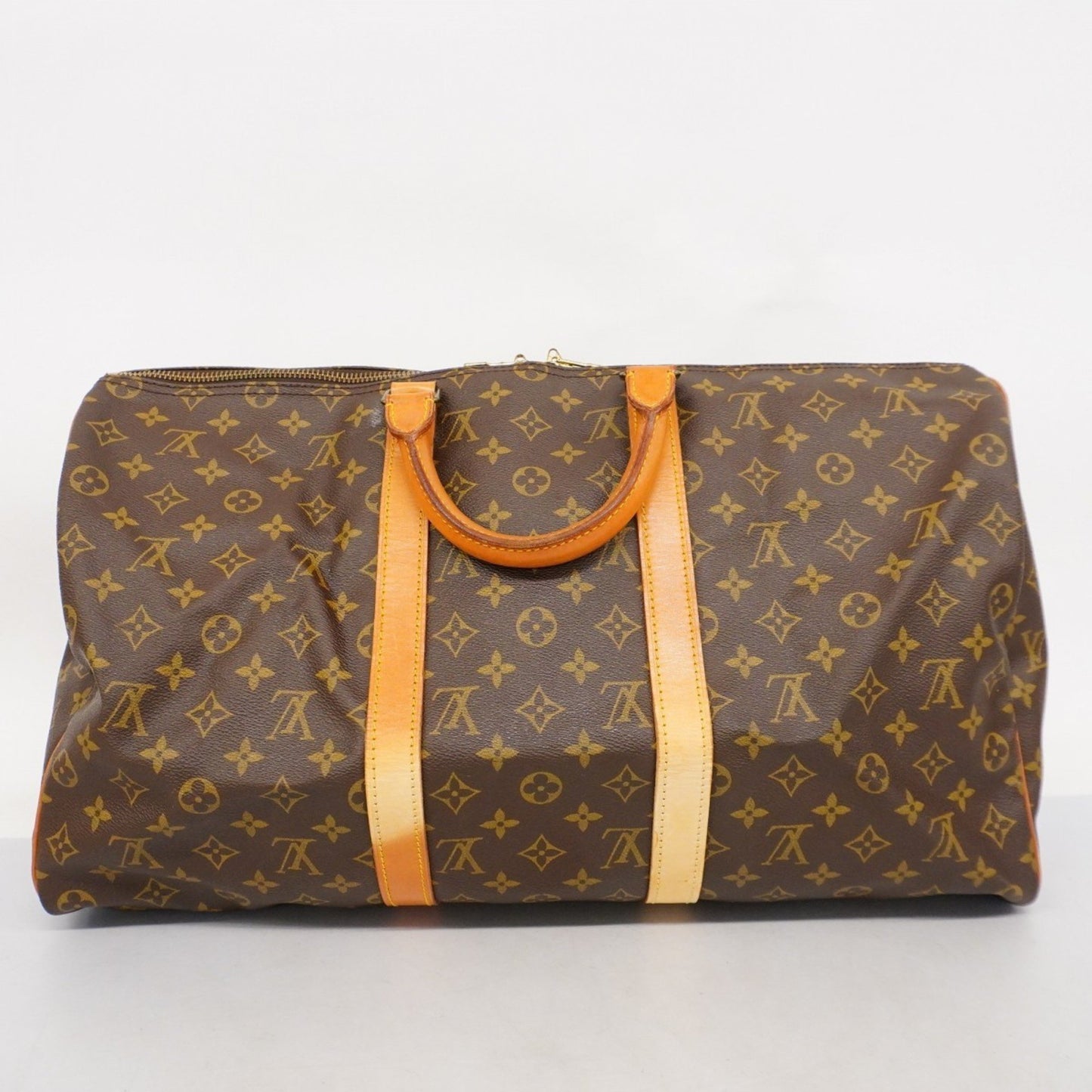 Louis Vuitton Keepall 50, Brown, Canvas, travel