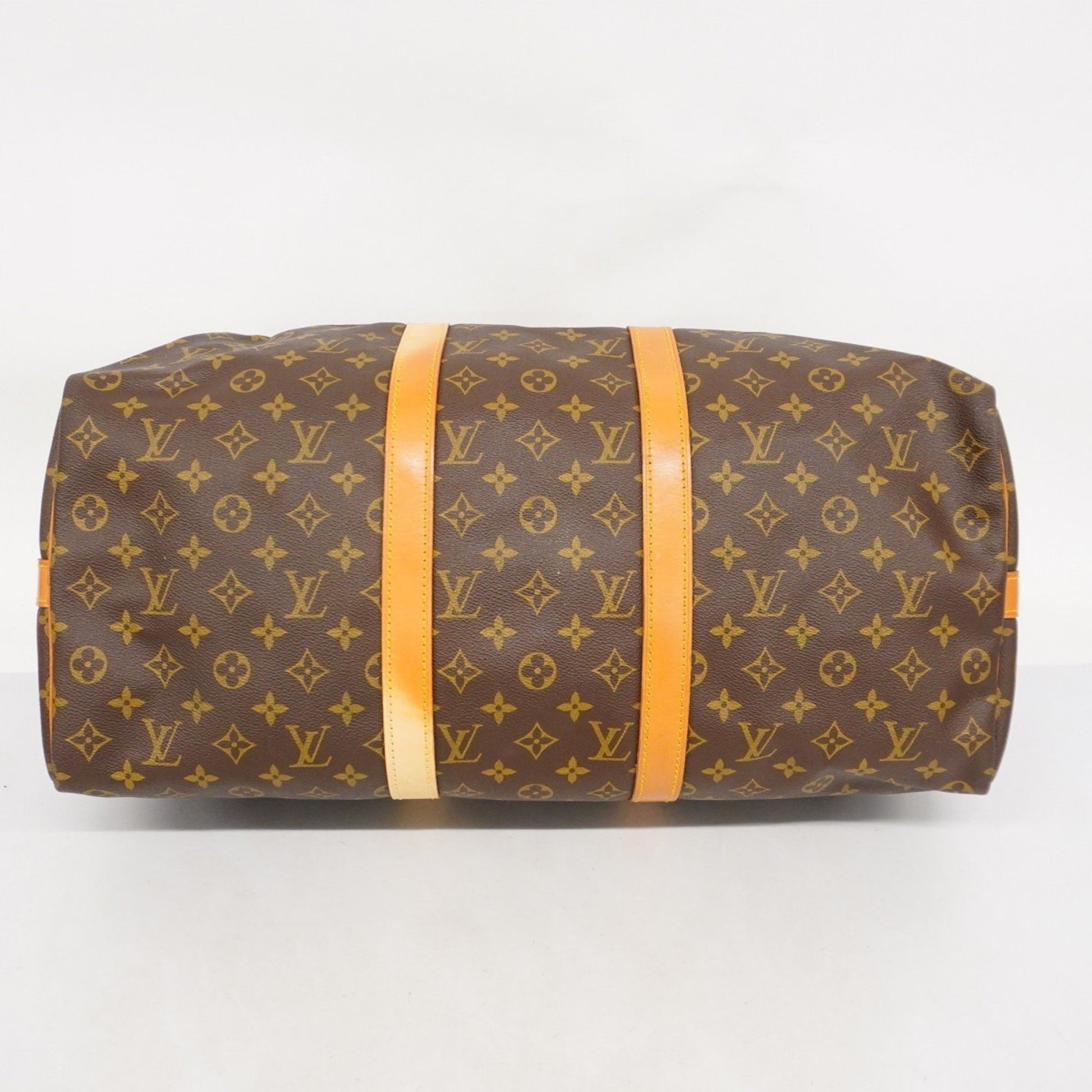 Louis Vuitton Keepall 50, Brown, Canvas, travel