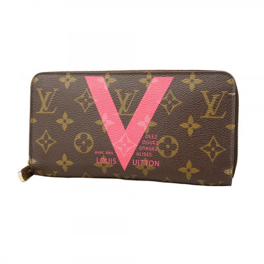 Louis Vuitton Zippy wallet, Brown, Canvas, wallet