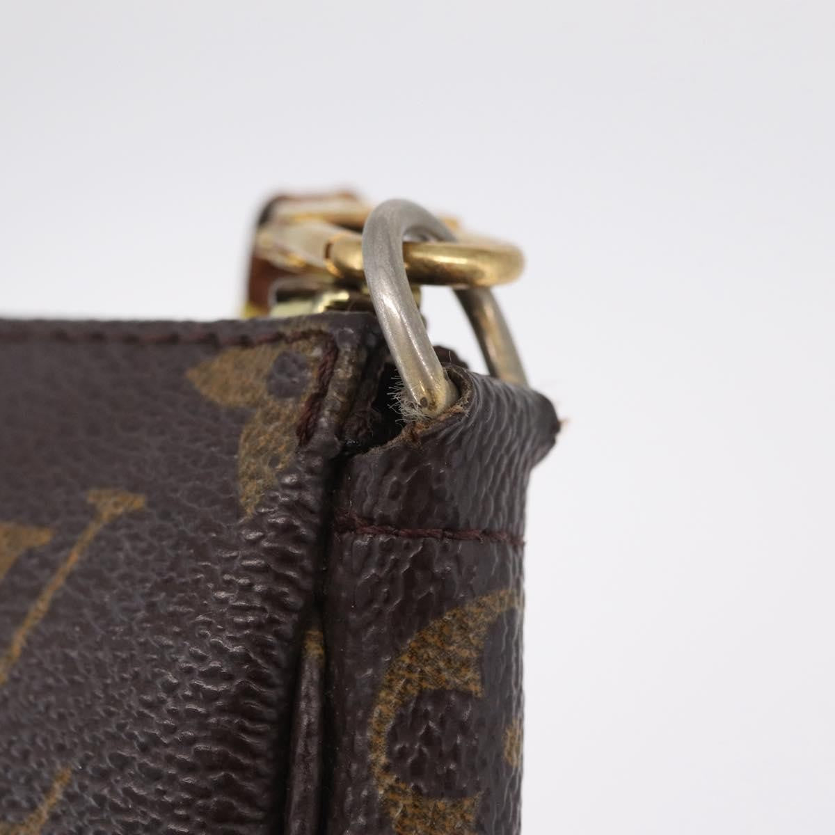 Louis Vuitton Pochette Accessoires Monogram Canvas, Brown, Canvas, Clutch
