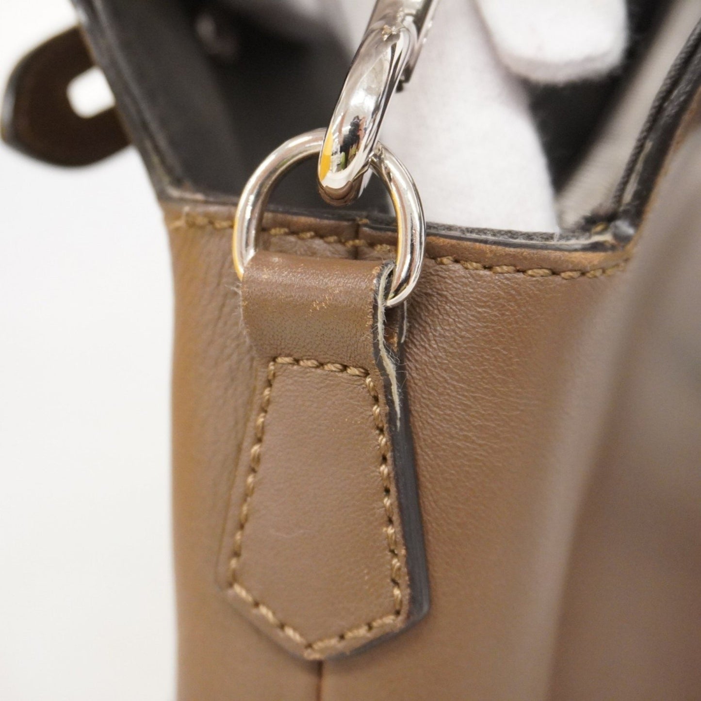 Fendi By The Way, Brown, Leather, handbag