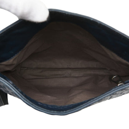 Bottega Veneta Intrecciato, Navy, Leather, shoulder