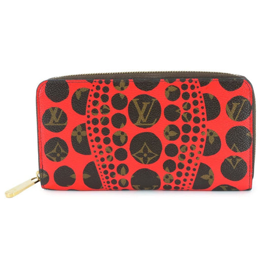 Louis Vuitton Zippy wallet, Red, Canvas, wallet