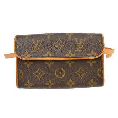 Louis Vuitton Florentine Monogram, Brown, Canvas, Clutch