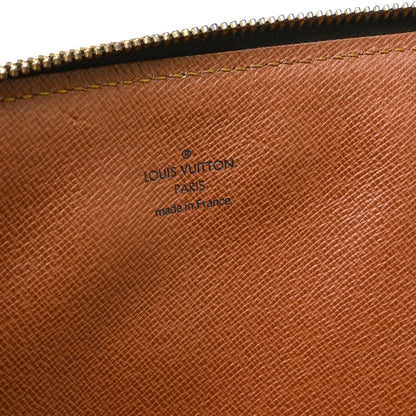 Louis Vuitton Poche Documents Monogram Canvas, Brown, Canvas, Briefcase