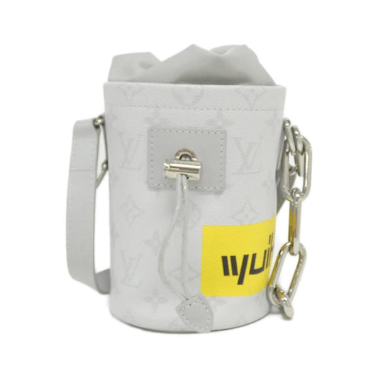 Louis Vuitton Chalk Nano, White, Canvas, shoulder