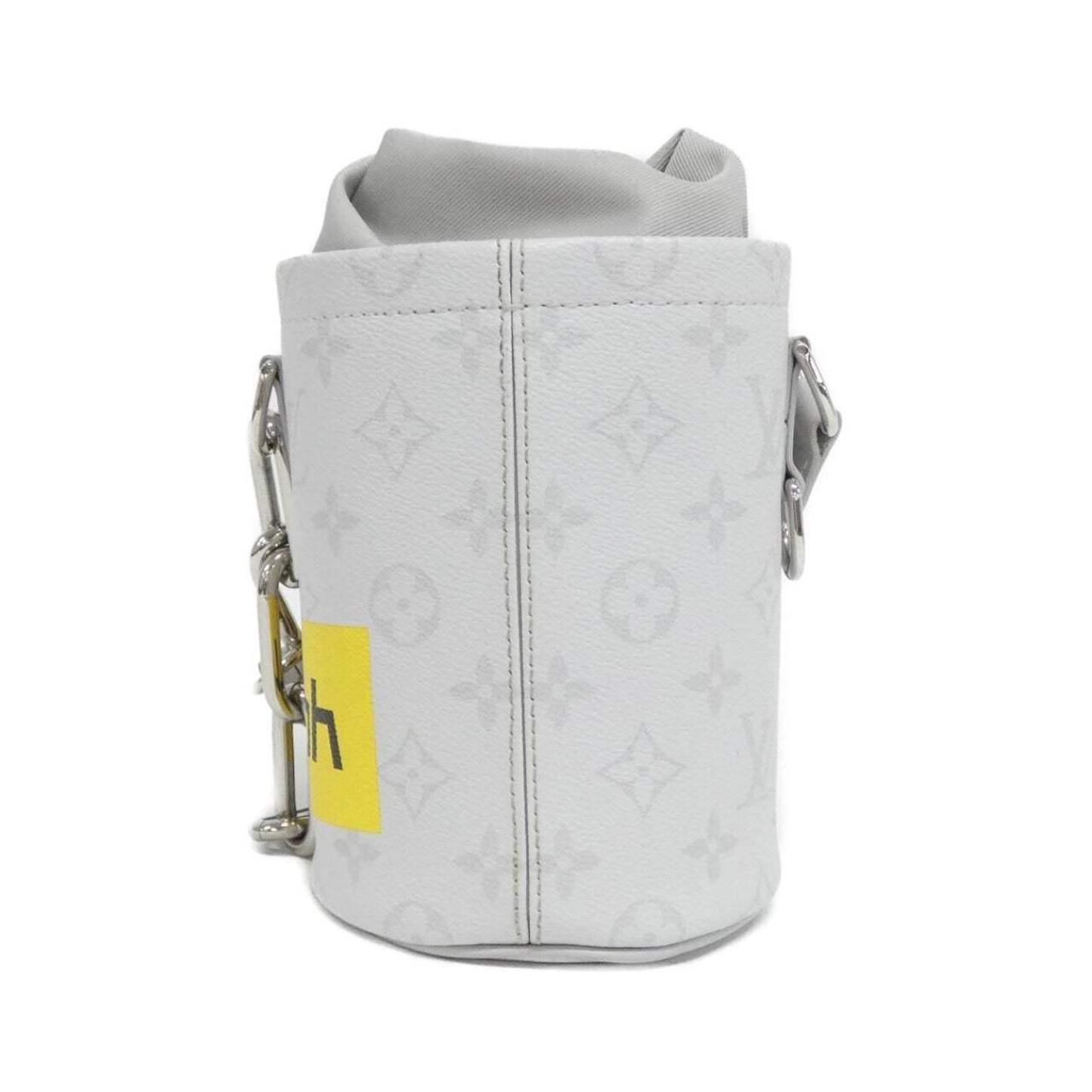 Louis Vuitton Chalk Nano, White, Canvas, shoulder