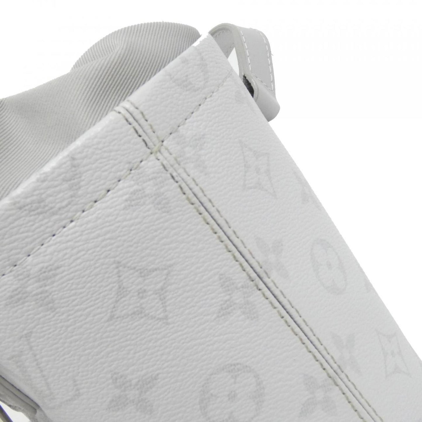 Louis Vuitton Chalk Nano, White, Canvas, shoulder