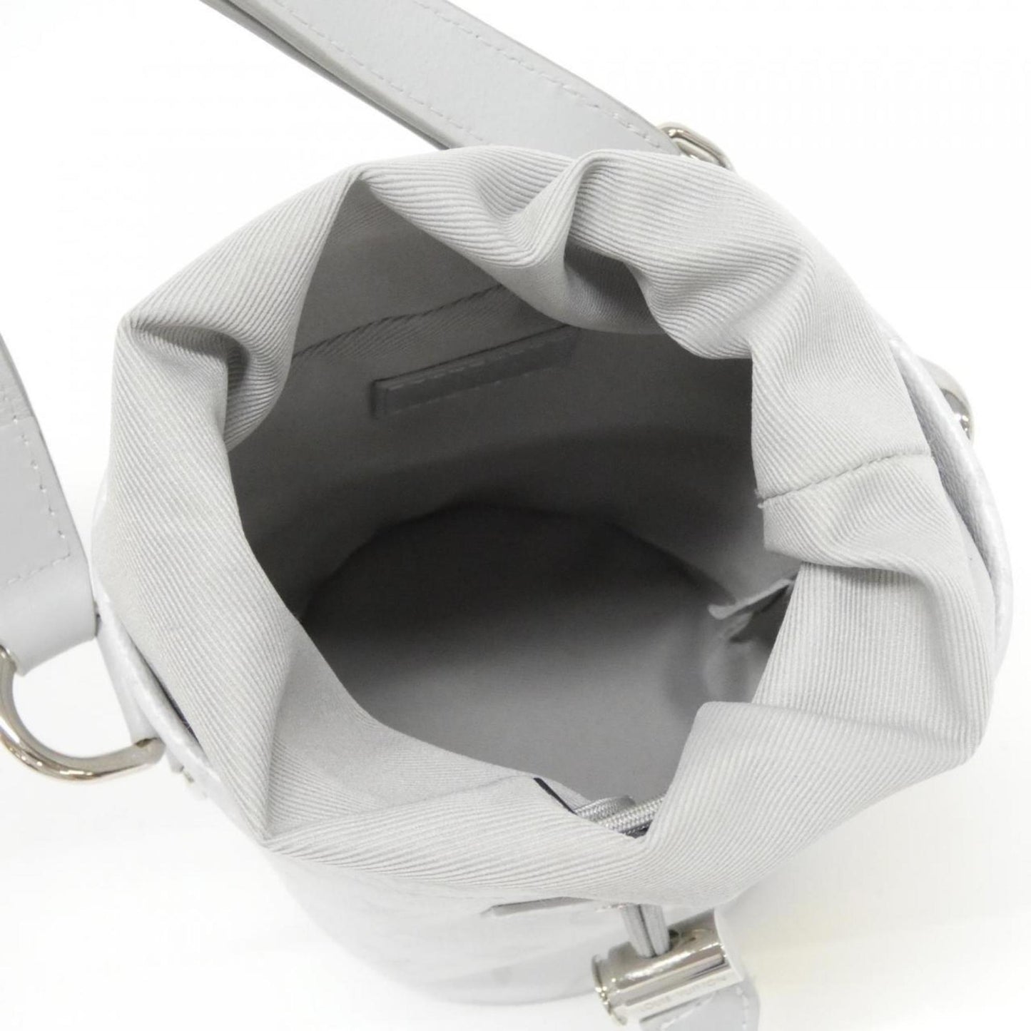 Louis Vuitton Chalk Nano, White, Canvas, shoulder