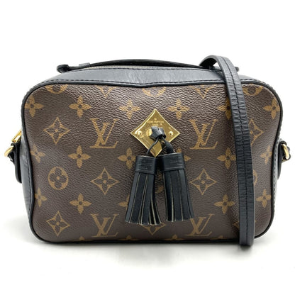 Louis Vuitton Saintonge, Brown, Canvas, shoulder